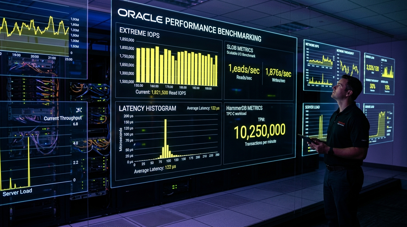 Stress-Testing Mission-Critical Oracle Clusters: SLOB, HammerDB, & AWR Forensics