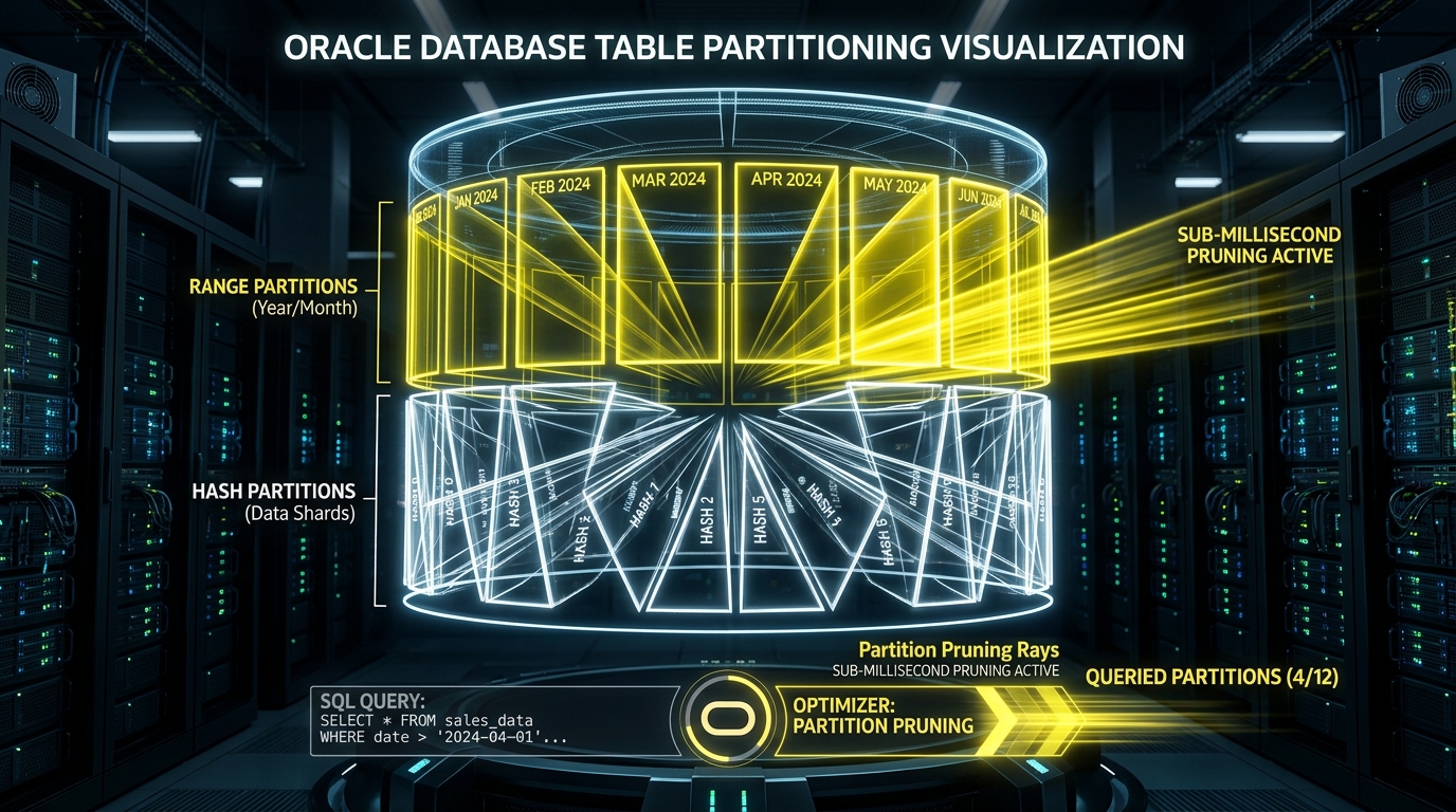 Oracle Database Partitioning Mastery: Partition Pruning, Interval & Composite Strategies